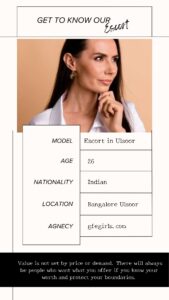 An Independent Escort in Ulsoor,